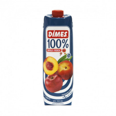 DIMES JUS PECHE/POMME 100% 1L