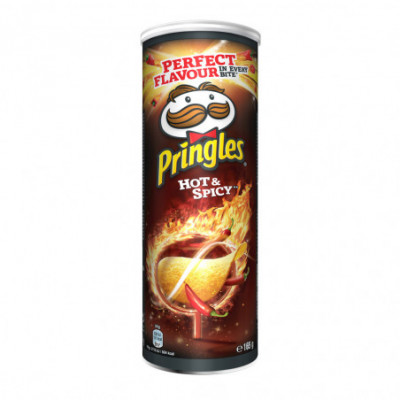PRINGLES HOT&SPICY 165G