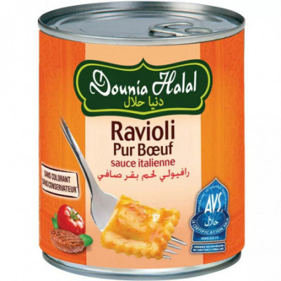 DOUNIA HALAL RAVIOLI BOEUF...