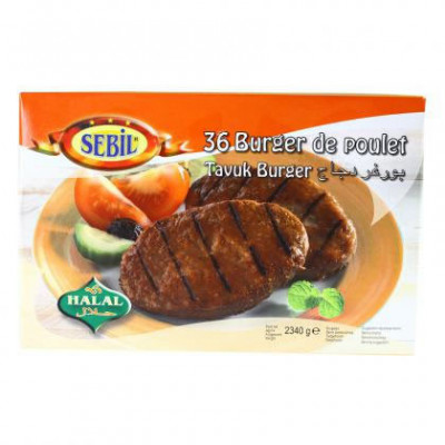 SEBIL 36 BURGER DE POULET...